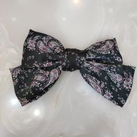 New Printing Big Bow Hairpin Creative Hairpin All-match Fashion Top Clip Wholesale Nihaojewelry sku image 2