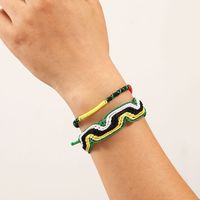 Bohemian Trend Color Rope Multilayer Hand-woven Bracelet Set For Women main image 1