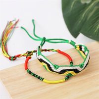Bohemian Trend Color Rope Multilayer Hand-woven Bracelet Set For Women main image 4