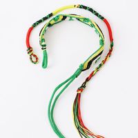 Bohemian Trend Color Rope Multilayer Hand-woven Bracelet Set For Women main image 5