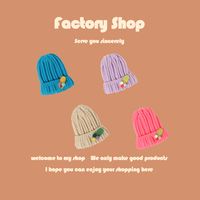 Thick Thread Woolen Fashion Knit Hat Baby Warm Hat Wholesale Nihaojewelry main image 3