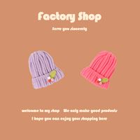 Thick Thread Woolen Fashion Knit Hat Baby Warm Hat Wholesale Nihaojewelry main image 5