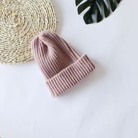 Pure Color Wild Knit Outdoor Winter New Thick Warm Woolen  Hat Cap sku image 7