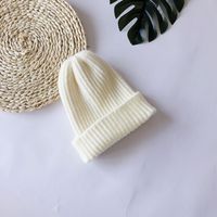 Pure Color Wild Knit Outdoor Winter New Thick Warm Woolen  Hat Cap sku image 5