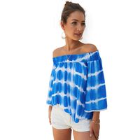 Fashion Women's Hot-saling New Autumn One-shoulder Nine-point Sleeve Loose Top main image 4
