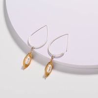 Hot-selling Simple Earrings Fashion Drop-shaped Ear Hook Natural Pearl Earrings main image 3