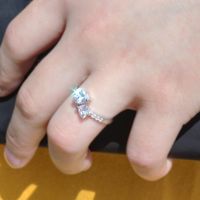 Hot Selling Fashion All-match Diamond  Zircon Ring  Wholesale main image 3