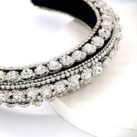 Fashion Heavy Industry Diamond Chain  Rhinestone Headband main image 6