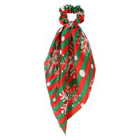 Nouveau Ruban Imprimé Cravate À Cheveux Créative Simple Série De Noël Chouchous En Gros Nihaojewelry main image 4