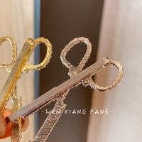 Korea Full Diamond Small Scissors Hairpin Side Clip Wholesale Nihaojewelry main image 6