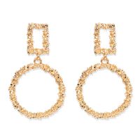 Exaggerated Minimalist Gold Alloy Drop-shaped Earrings Wholesale Nihaojewelry main image 1
