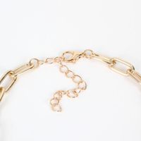 Fashion Hundred Matching Decoration Love Alloy Peach Heart Carabiner Golden Necklace For Women main image 4