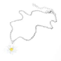 Fashion Sun Flower Single Layer Alloy Pendant Necklace Jewelry For Women Wholesale main image 3