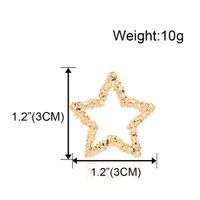 Fashion  Alloy Five-pointed Star  All-match Simple Earrings Wholesale main image 6