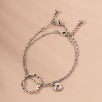 Korea Niche Fashion Love Circle Alloy Bracelet For Women Wholesale main image 1