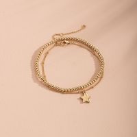 Fashion Niche Simple Star Alloy Bracelet For Women Jewelry Wholesale main image 4