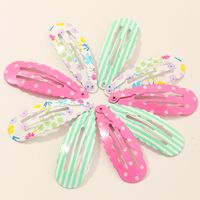 Candy Color Girl Cute Polka Dot Starfish Flower Side Clip Wholesale Nihaojewelry main image 6