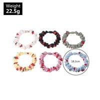 Fashion Printing Fruit Candy Color Strawberry Girls Hair Rope Rubber Band Set  Wholesale main image 3