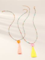 Tassel Fashion Decoration Love Star Tassel Color Children's Necklaces Wholesale Nihaojewelry main image 5