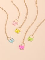 Butterfly Simple Rice Bead Ring Necklace Fashion Decoration Clavicle Chain Wholesale Nihaojewelry main image 3