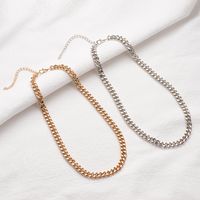 Hot Selling Jewelry Simple Chain Short Necklace Metal Clavicle Chain main image 5