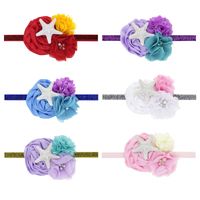 Hot-selling Children's Starfish Elastic Headgear Princess Ocean Starfish Headband Wholesale Nihaojewelry main image 4