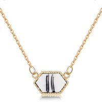 Collar Con Colgante De Diamantes Turquesa De Racimo De Cristal Multicolor Simple De Moda sku image 3
