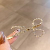 Korea Full Diamond Small Scissors Hairpin Side Clip Wholesale Nihaojewelry sku image 2