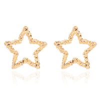 Fashion  Alloy Five-pointed Star  All-match Simple Earrings Wholesale sku image 1