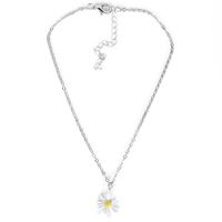 Fashion Sun Flower Single Layer Alloy Pendant Necklace Jewelry For Women Wholesale sku image 1