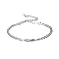 Fashion New Simple Metal Chain Open Bracelet For Women Wholesale sku image 1