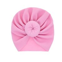 Bébé Chapeau De Tête De Boule De Couleur Unie Enfants Chapeau De Couleur Unie En Gros Nihaojewelry sku image 8