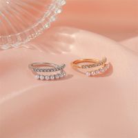 Baroque Pearl Ring Simple Literary Design Sense Opening Ring Wholesale Nihaojewelry main image 4