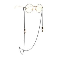 Fashion Simple Black Triangle Pendant Sunglasses Hanging Chain Wholesale Nihaojewelry main image 3