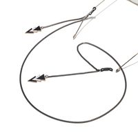 Fashion Simple Black Triangle Pendant Sunglasses Hanging Chain Wholesale Nihaojewelry main image 4