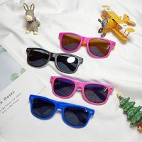 Hersteller Neue Kinder Runde Rahmen Sonnenbrille Koreanische Version Baby Silikon Polarisierte Sonnenbrille Anti-uv-kinder Brille main image 6