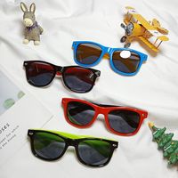 New Children's Round  Korean Baby Silicone Polarized Sunglasses Wholesale Nihaojewelry main image 5