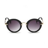 New Fashion Children's Sunglasses Anti-ultraviolet Radiation Round Glasses Wholesale Nihaojewelry main image 2