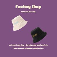 Letter Simple Fashion  New Summer Fisherman Hat main image 3