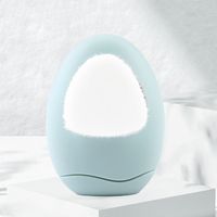 Pebbles Double-sided Soft Haired Silicone Face Wash Artifact Deep Cleansing Facial Brush sku image 4