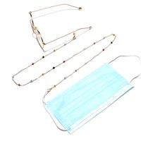 Fashion Handmade Chain Colorful Crystal Glasses Chain Wholesale Nihaojewelry sku image 1