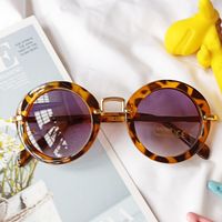 New Fashion Children's Sunglasses Anti-ultraviolet Radiation Round Glasses Wholesale Nihaojewelry sku image 5