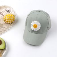 Children's Daisy Sun Flower Baseball Cap Korean Hip-hop Solid Color Cap Wholesale Nihaojewelry sku image 5