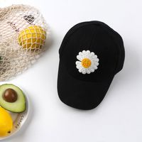 Children's Daisy Sun Flower Baseball Cap Korean Hip-hop Solid Color Cap Wholesale Nihaojewelry sku image 7