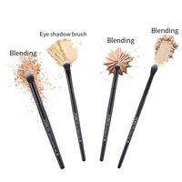 Black Classic 4 Man-made Fiber Black Wooden Handle Makeup Brush Set main image 3