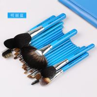 Wholesale  Makeup Brushes  Hot Selling 22 Wool Makeup Brush Set main image 5