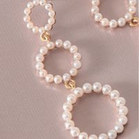 Lange Nachgeahmte Perle Koreanische Wilde Ohrringe main image 5