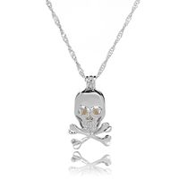 Vente Chaude Lumineux Pendentif Crâne Ouvrable Collier Lumineux Halloween En Gros Nihaojewelry main image 6