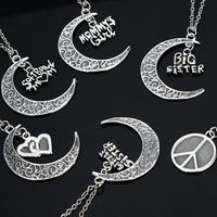 Best Seller In Europe And America Hollow Lucky Tree Moon Noctilucent Necklace Halloween Fluorescent Pendant Christmas Gift main image 4