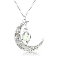 Hot Selling Hollow Spiral Moon Luminous Pendant Cyclone Luminous Bead Necklace Wholesale Nihaojewelry main image 6